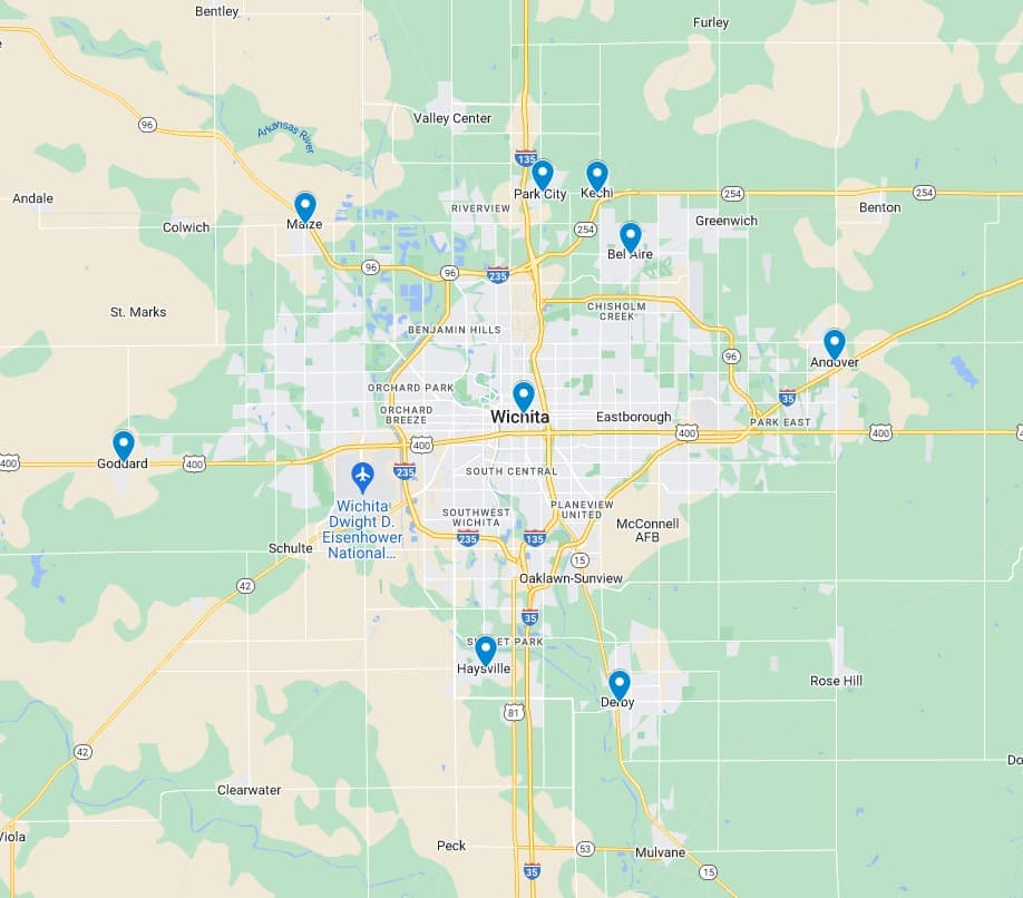 Service Areas